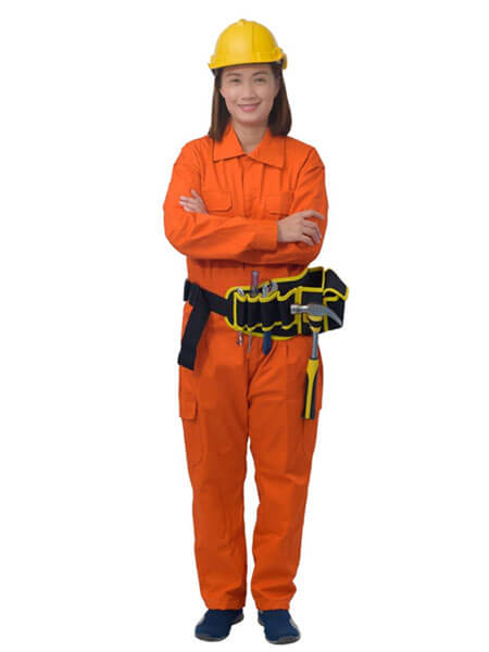 đồng phục nhân viên điện lực màu cam